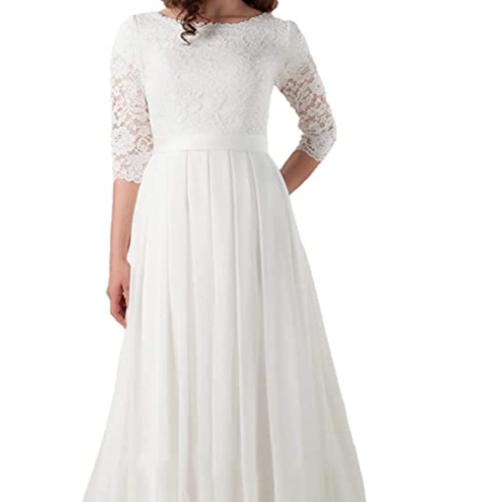 New Modest Wedding Dress 16 plus NWT